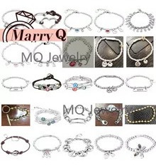 03 2021 Nueva Moda 925 Plata Cerradura Y Sin Bloqueo Pulsera