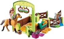 Comprar Playmobil Spirit Caballo Establo De Lucky Granja Villa Pru
