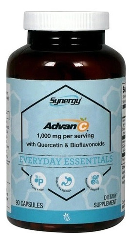 Vitamina C Advan C 1000mg Quercetinaybioflavonoides 90 Cap