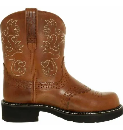 Botas piel online marron mujer