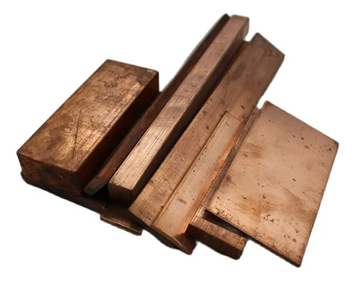 Barra Chata Cobre 1.1/2 X 1/4 = 38mmx6,3mm C/ 1mt - 539a