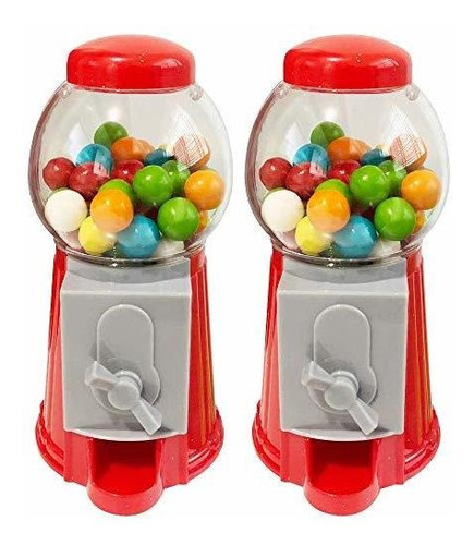 Gumball Machine Bank Para Niños, Juego De 2, 5, 25 Pul...