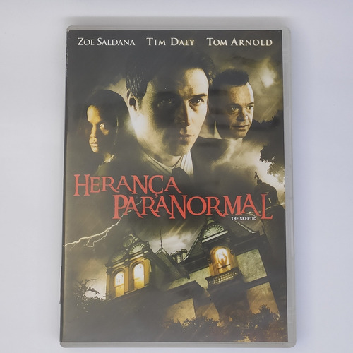 Dvd Herança Paranormal Original  Zoe Saldana Filmes Em Dvd