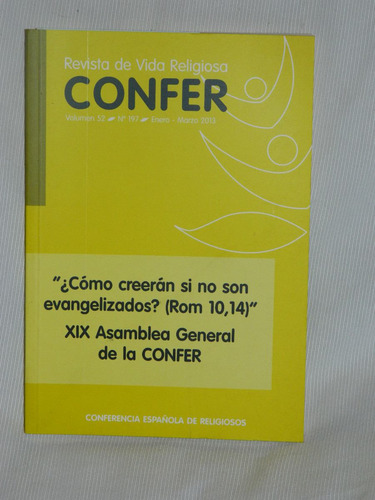 Confer Vol. 52 No. 197. 2013. Conferencia Española Religión