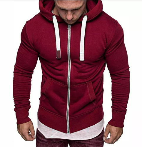 Campera Capucha Hombre  Otoño - Invierno