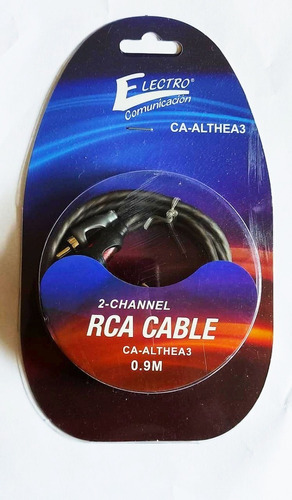 Cables Rca Trenzados Ofc Electro De 7.6 Metros Buena Calidad