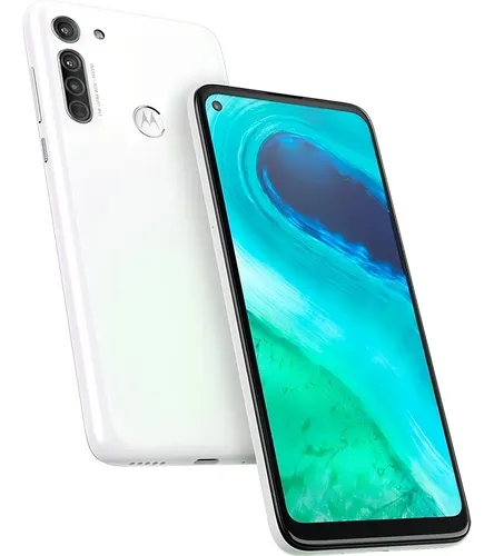 Moto G8 Dual SIM 64 GB pearl white 4 GB RAM - Excelente