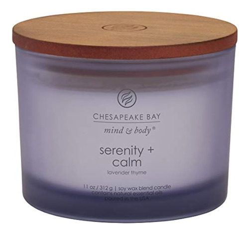 Vela Perfumada Chesapeake Bay Candle, Serenity + Calm (laven