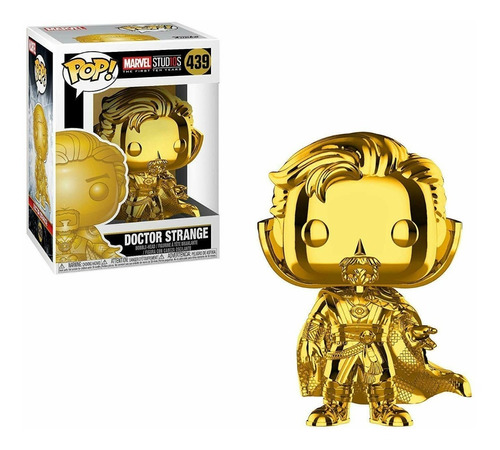 Funko Pop Marvel Studios Doctor Strange Gold Chrome