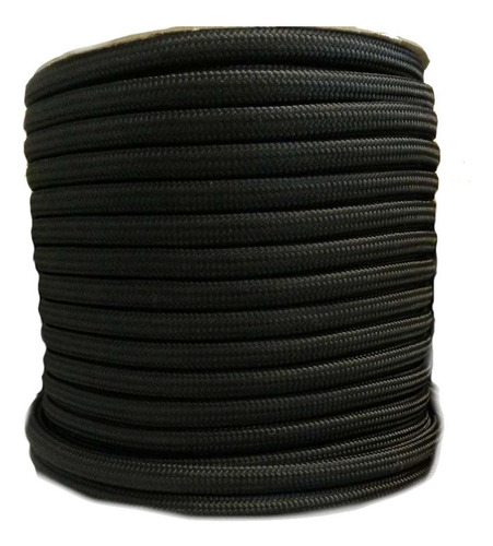 Cuerda Nylon 9 Mm Rapel En Doble Copahue Negra X 50 Mts.