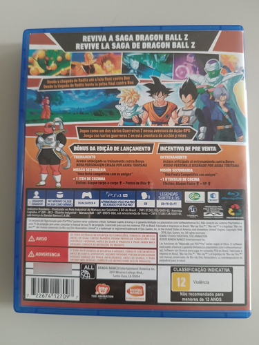 Dragon Ball Z Kakarot Ps4 (Usado)