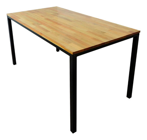 Mesa Comedor Industrial Hierro Y Madera Vintage (160x80)