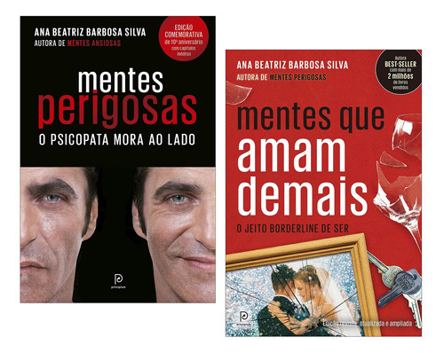 Livro Mentes Que Amam Demais+ Mentes Perigosas