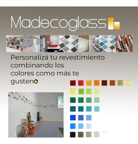 Venecitas De Vidrio Cristal Ideal Pileta Baño Cocina