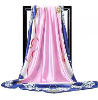 Mascada Elegante Dama 90x90 Diseño Silk Cords