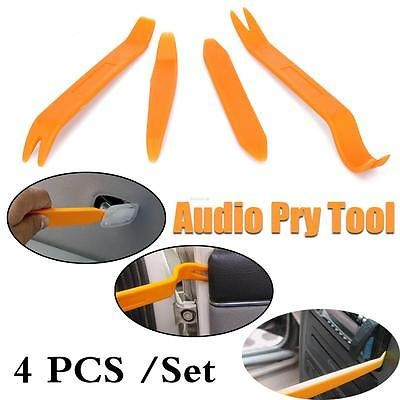 4xcar Clip De Radio Puerta Recortar Audio Led Luz Instalador