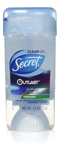 Secret Outlast Xtend Desodorante Antitranspirante, Gel Trans