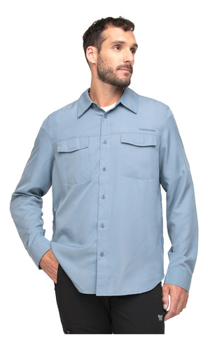 Camisa Hombre Weinbrenner Bund Azul