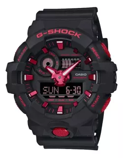 Reloj Casio G-shock Ga-700bnr-1a Original E-watch Color de la correa Verde oscuro Color del bisel Negro Color del fondo Negro