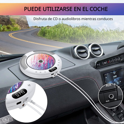 Reproductor De Cd Radio Mp3 Bluetooth