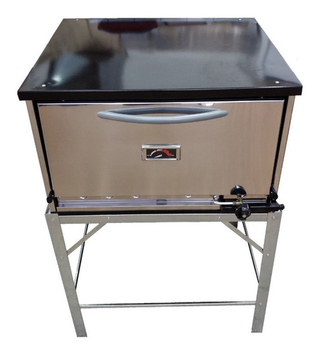 Horno Pizzero 12 Moldes Tecnocalor Acero Inoxidable Con Base