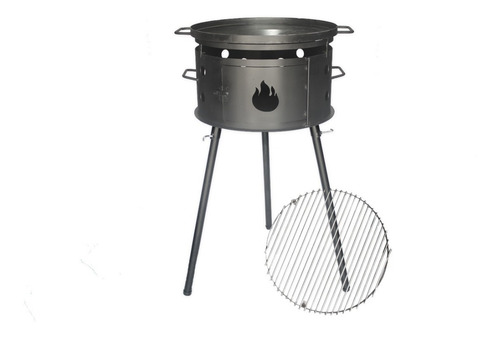 Fogonero Brasero Francis Mallmann 550 + Parrilla + Chapa 56