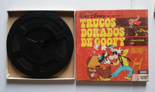 3 Películas Disney Super 8 Goofy Donald Travesuras De Bruja (Usado)