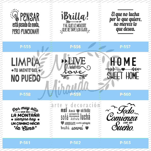 Vinilos Decorativos Para Pared Frases Superación Hogar Y Más