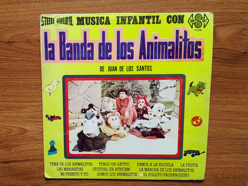 La Banda De Los Animalitos De Juan De Los Santos. Disco Lp 