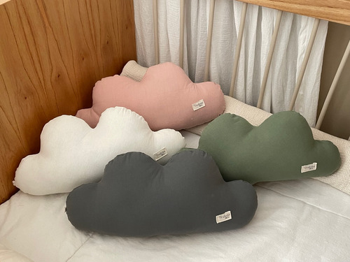 Almohadones  Tusor Nube Bebés Baby Shower