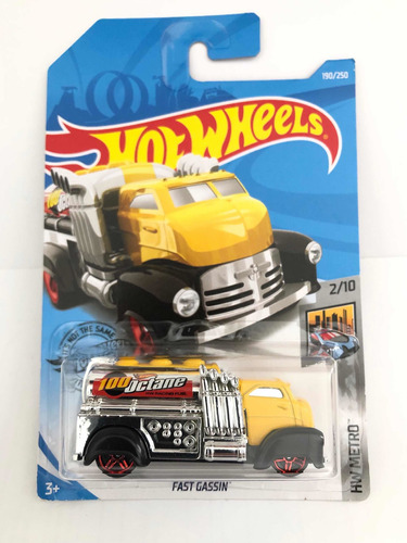 Carrito Hotwheels Fast Gassin Nuevo