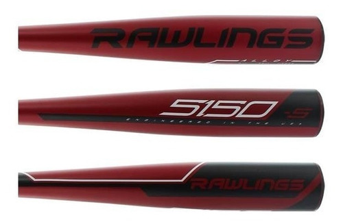Rawlings Bate De Beisbol Mod.us955 Rojo/ Negro