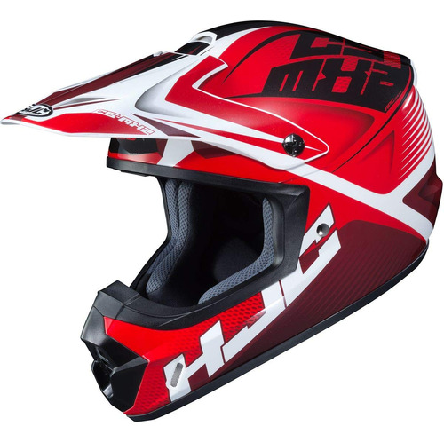 Hjc Casco Cs-mx 2 Ellusion, M, Rojo/blanco