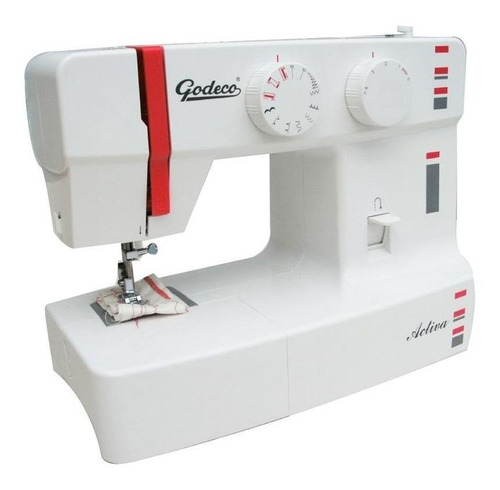 Imagen 1 de 1 de Máquina de coser recta Godeco Activa portable blanca 220V