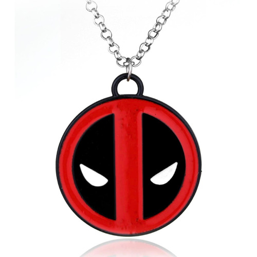 Collar Deadpool 2 Dije Marvel Wade Wilson Mascara Importado