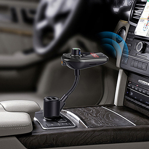 Receptor Vehículo Transmisor Bluetooth Fm De Música Mp3