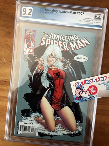 Comic Pgx - Amazing Spider-man #607 Scott Campbell Cgc