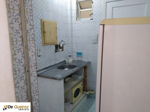 Imagem 8 de 11 de Apartamento Kitnet Em São Vicente , Lado Praia , Rua Calçada, Usado. - 6238 - 69453858