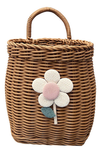 Organizador De Canasta Pequeña Cesta Colgando Cesta L Flor