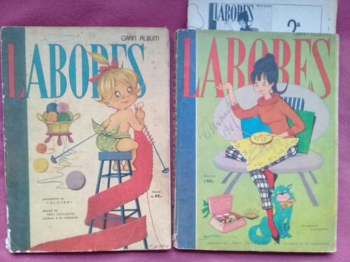 Revista Album Labores. Costura, Tejido, Ropa, Diseño.