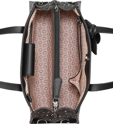 Bolsa Satchel Para Mujer Logo Estampado Factory Guess