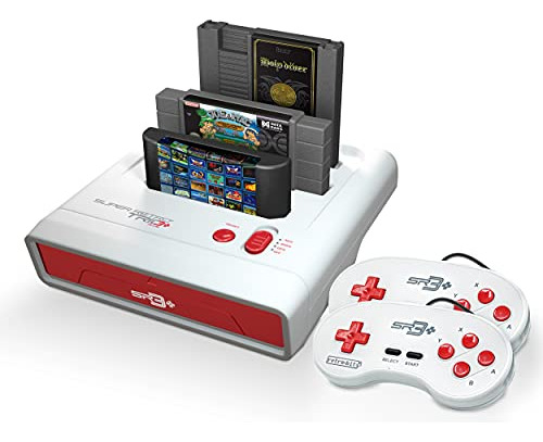 Sistema De Consola 3 En 1 Retro-bit Super Retro Trio Hd Plus
