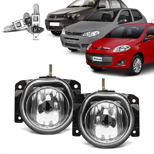 Par Farol De Milha Fiat Punto