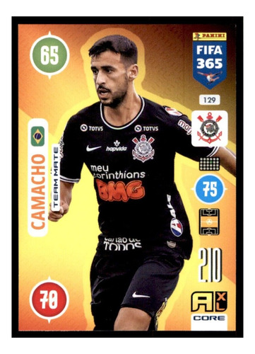 Carta Adrenalyn Xl Fifa 365 2021 / Camacho 129