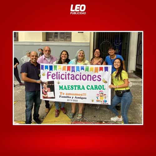 Imagen 2 de 5 de Egresados Felicitaciones Pasacalles Abogados