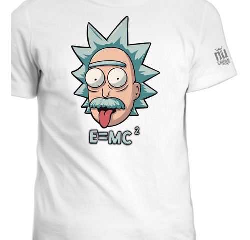 Camiseta Rick Einstein Rick Y Morty Series Tv Hombre Ink