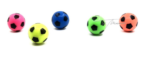 Pelota De Silicona Futbol 32mm X 10 Und. Ideal Sorpresitas