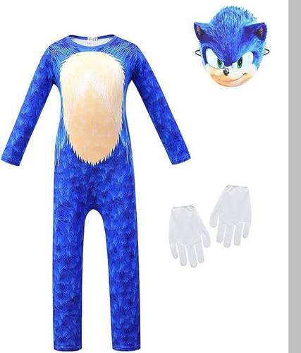 Disfraz De Halloween De Sonic Cos Sonic The Hedgehog