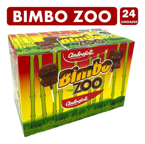 Bimbo Zoo De Chocolate X24 Unidades 