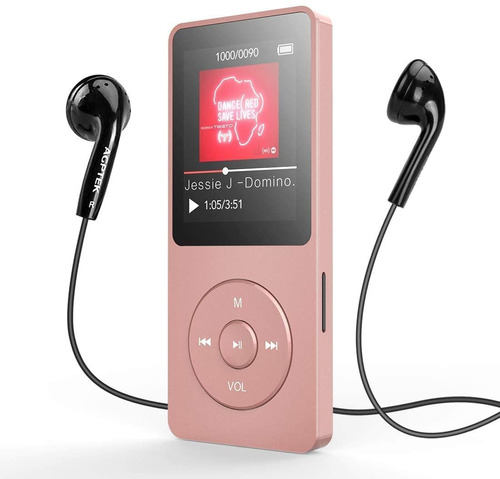 Agptek Reproductor De Mp3 8gb Bluetooth 4.0, Reproduct...